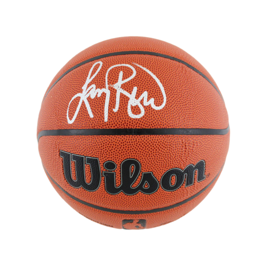 Larry Bird Signed Wilson Basketball with Beckett Witness